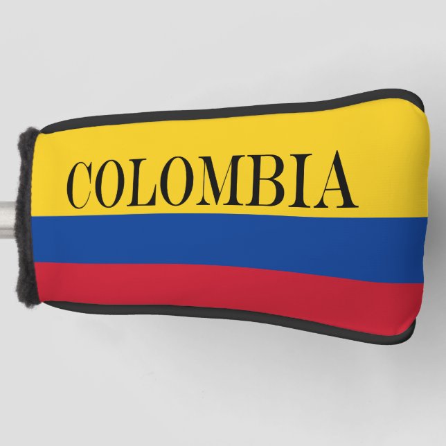 Flagge Kolumbiens - Bandera De Colombia Golf Headcover (Vorderseite)