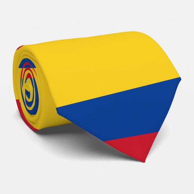 Flagge Kolumbiens - Bandera De Colombia Krawatte (Gerollt)