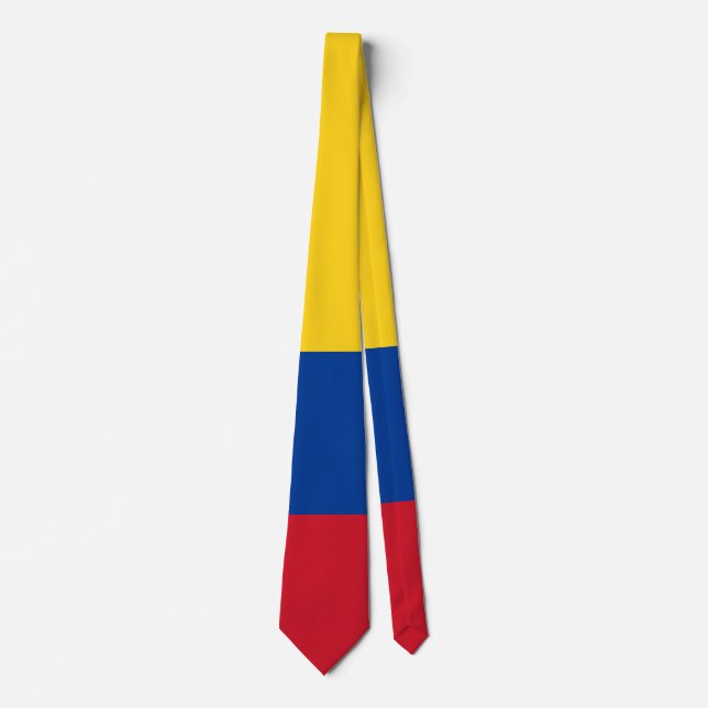 Flagge Kolumbiens - Bandera De Colombia Krawatte (Vorderseite)