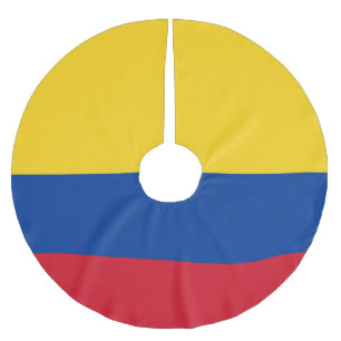 Flagge Kolumbiens - Bandera De Colombia Polyester Weihnachtsbaumdecke