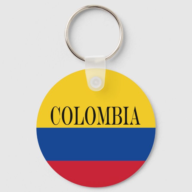 Flagge Kolumbiens - Bandera De Colombia Schlüsselanhänger (Vorderseite)