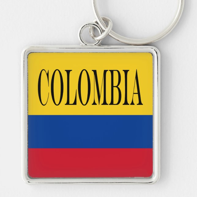 Flagge Kolumbiens - Bandera De Colombia Schlüsselanhänger (Vorne)