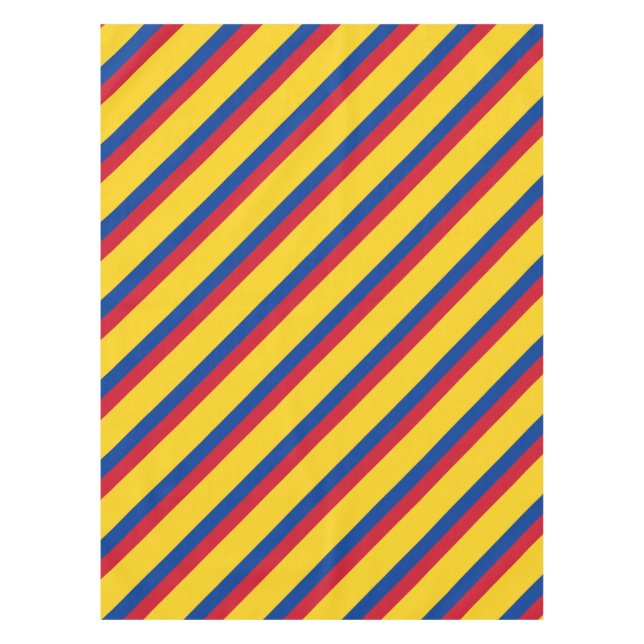 Flagge Kolumbiens - Bandera De Colombia Tischdecke (Vorderseite)