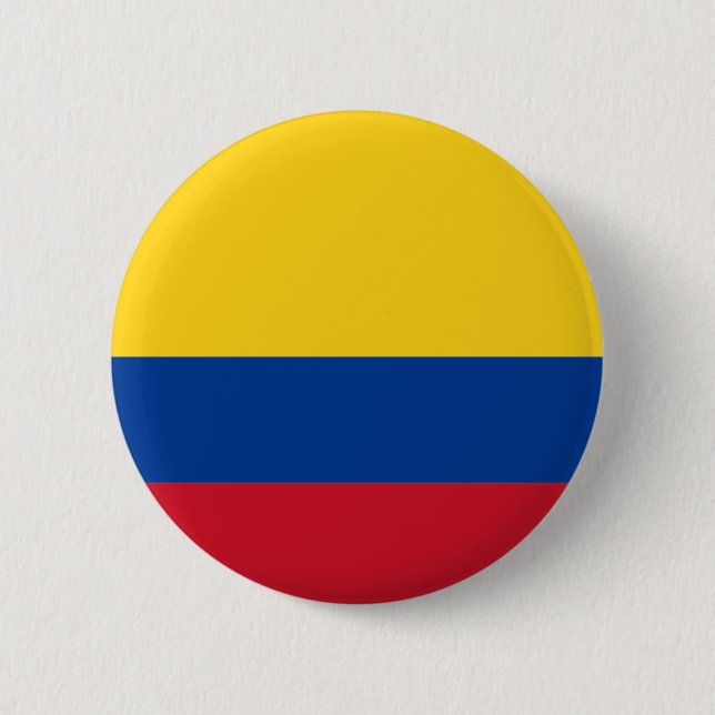 Flagge Kolumbiens Button (Vorderseite)