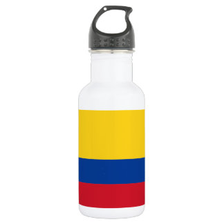 Flagge Kolumbiens Edelstahlflasche