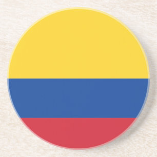 Flagge Kolumbiens Getränkeuntersetzer