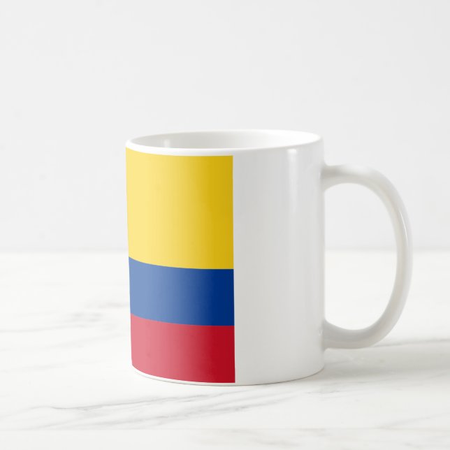 Flagge Kolumbiens Kaffeetasse (Rechts)