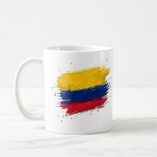Flagge Kolumbiens Kaffeetasse