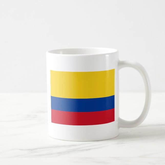 Flagge Kolumbiens Kaffeetasse (Rechts)