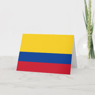 Flagge Kolumbiens Karte