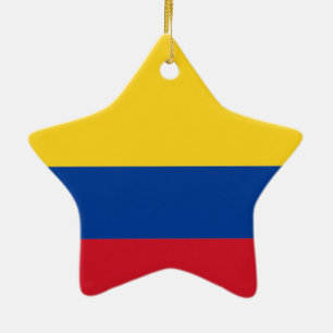 Flagge Kolumbiens Keramik Ornament