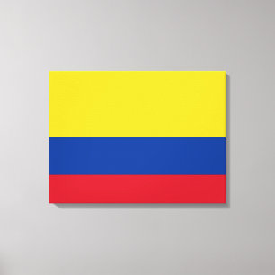 Flagge Kolumbiens Leinwanddruck