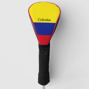 Flagge Kolumbiens, mit einem Gütezeichen versehen Golf Headcover