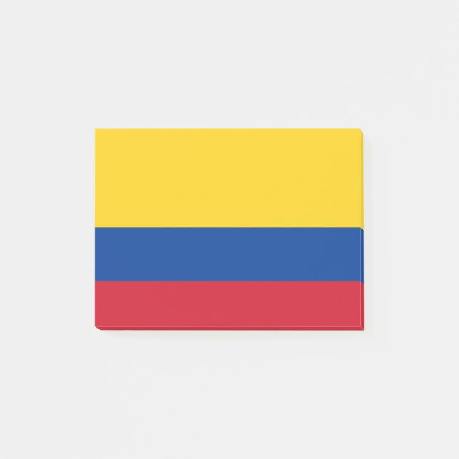 Flagge Kolumbiens - Post-it®-Hinweise Post-it Klebezettel (Vorderseite)