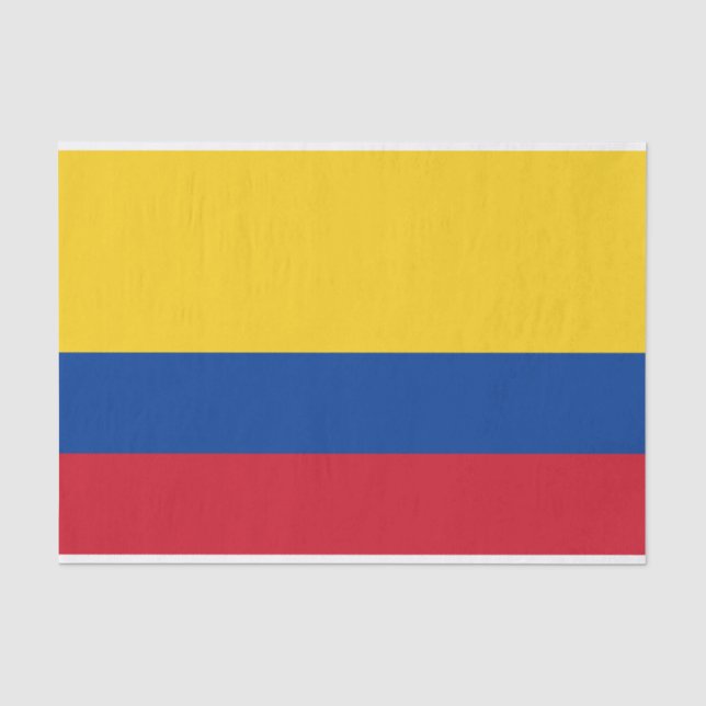 Flagge Kolumbiens Seidenpapier (Vorderseite)