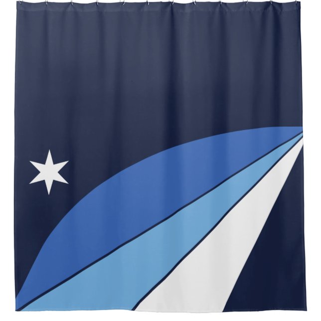 Flagge Kolumbiens (South Carolina) Duschvorhang (Vorderseite)