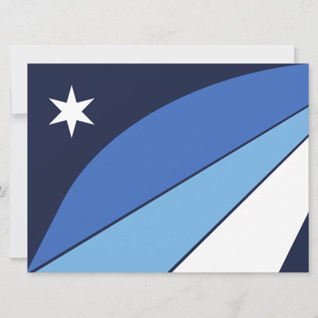 Flagge Kolumbiens (South Carolina) Karte (Vorderseite)