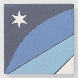 Flagge Kolumbiens (South Carolina) Steinuntersetzer