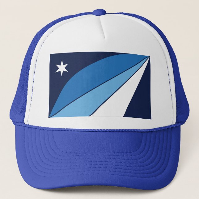Flagge Kolumbiens, South Carolina Truckerkappe (Vorderseite)