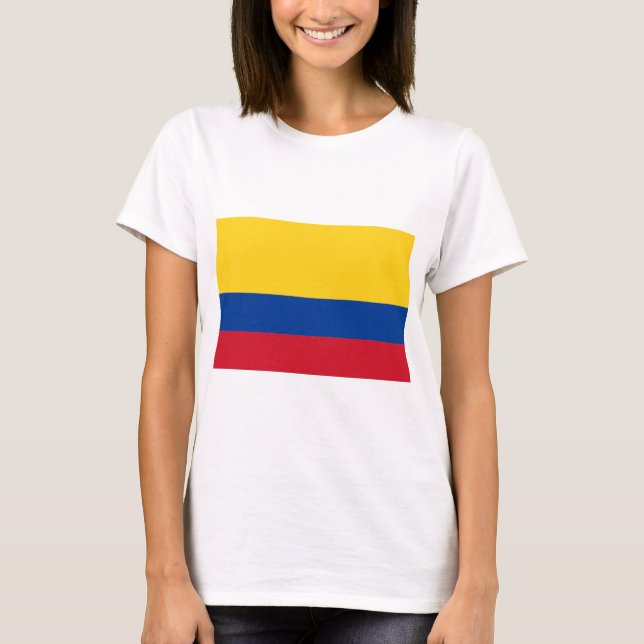 Flagge Kolumbiens T-Shirt (Vorderseite)