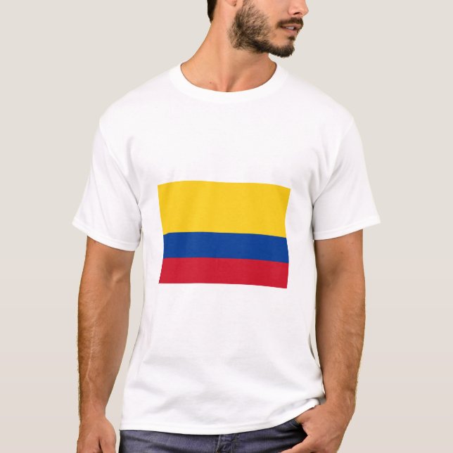 Flagge Kolumbiens T-Shirt (Vorderseite)