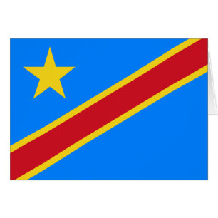 Flagge Kongo Kinshasa
