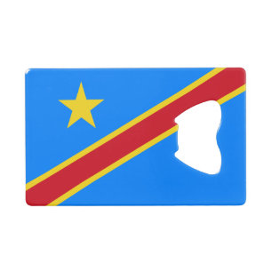 Flagge Kongo Kinshasa Geldbeutel Flaschenöffner