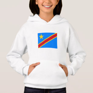 Flagge Kongo Kinshasa Hoodie