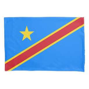 Flagge Kongo Kinshasa Kissenbezug