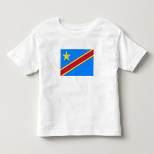 Flagge Kongo Kinshasa Kleinkind T-shirt