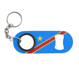 Flagge Kongo Kinshasa Mini Flaschenöffner
