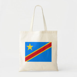 Flagge Kongo Kinshasa Tragetasche
