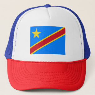 Flagge Kongo Kinshasa Truckerkappe