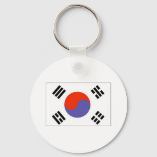 Flagge Korea Schlüsselanhänger