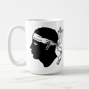 Flagge Korsikas Kaffeetasse