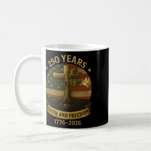 Flagge Kreuz Baum 250 Jahre Glaube Und Freiheit 17 Kaffeetasse