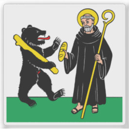 Flagge Kriens, Schweiz Aufkleber