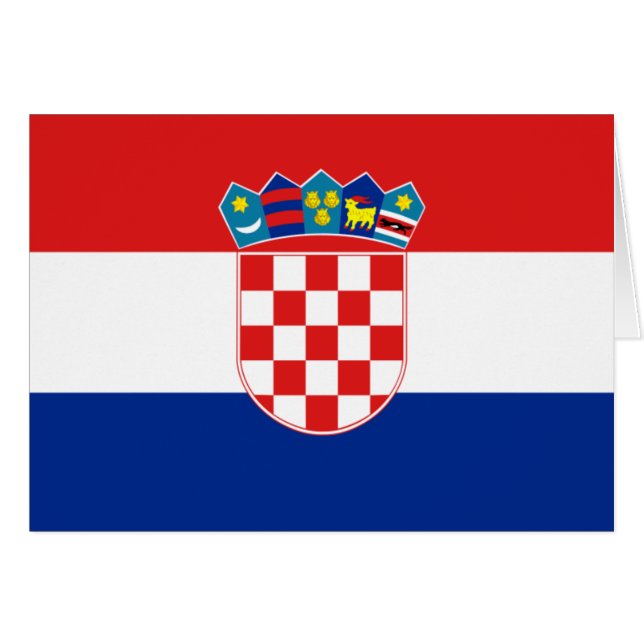 Flagge Kroatiens (Vorderseite (Horizontal))