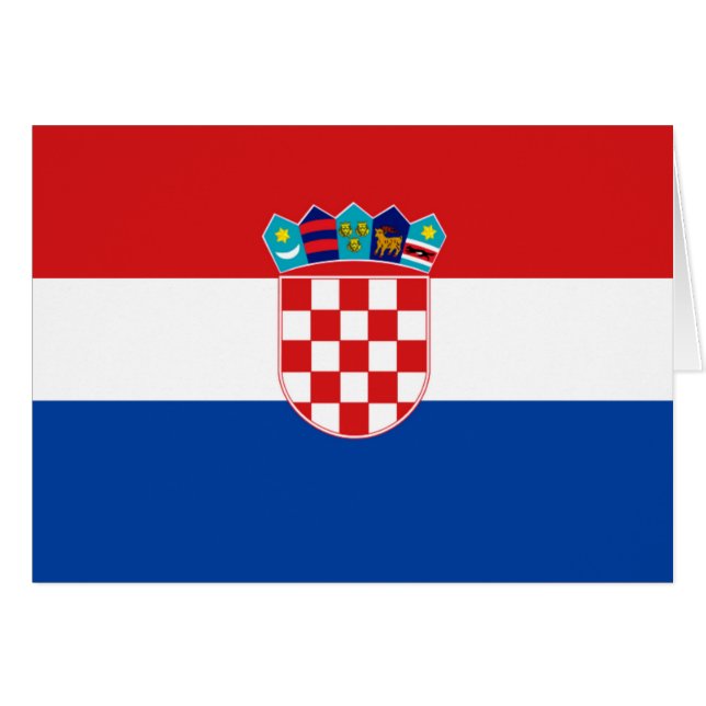Flagge Kroatiens (Vorderseite (Horizontal))