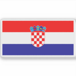 Flagge Kroatiens Aufkleber