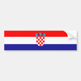 Flagge Kroatiens Autoaufkleber