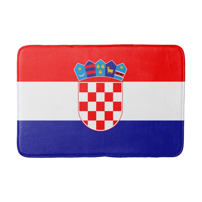 Flagge Kroatiens Badematte (Vorderseite)