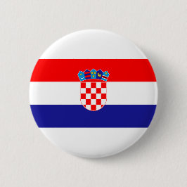 Flagge Kroatiens Button