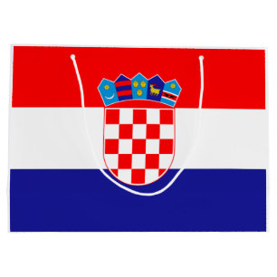 Flagge Kroatiens Große Geschenktüte