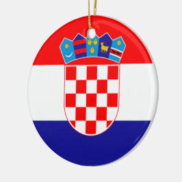 Flagge Kroatiens Keramik Ornament