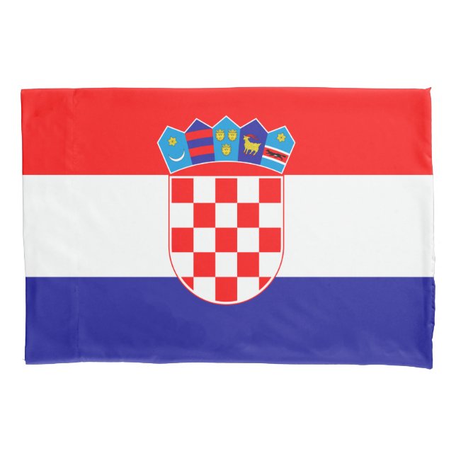 Flagge Kroatiens Kissenbezug (Vorderseite)