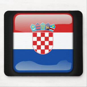 Flagge Kroatiens Mousepad