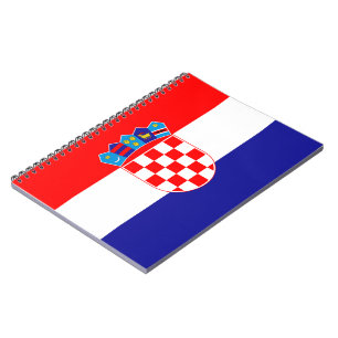 Flagge Kroatiens Notizblock