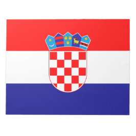 Flagge Kroatiens Notizblock