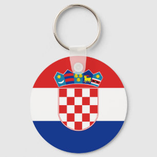 Flagge Kroatiens Schlüsselanhänger